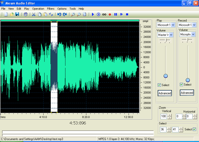 AKRAM Audio Editor